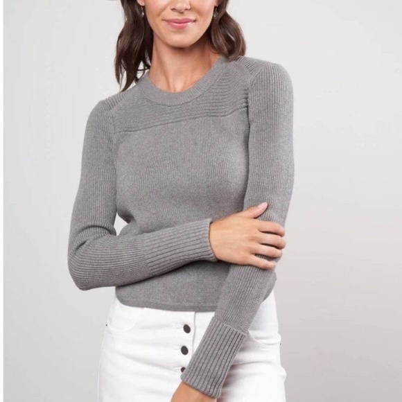 ISABEL MARANT | Etoile Tycia Jumper Gray Sweater Cotton Wool Stretch - Picture 1 of 6